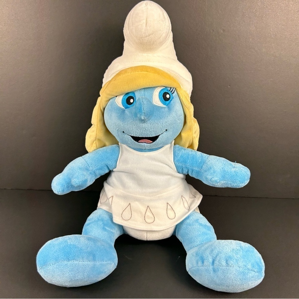 Build A Bear The Smurfs 16" Smurfette Plush Stuffed Toy 2011